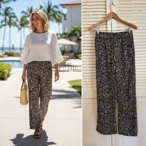 Zara Tropical Printed Pants